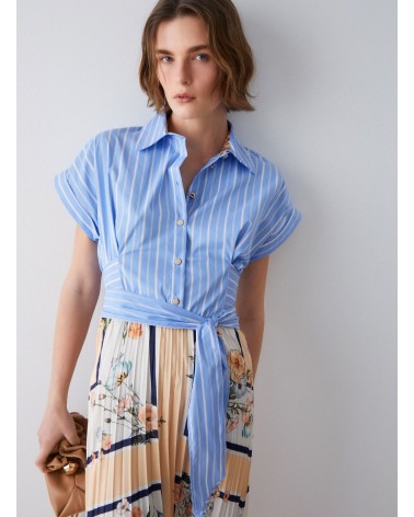 Robe midi femme plissée LIU JO élégante été LIU JO - 3