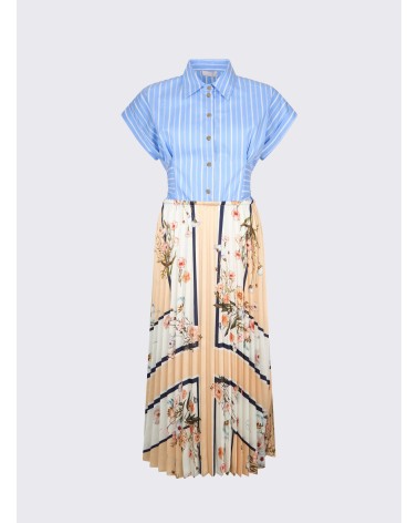Robe midi femme plissée LIU JO élégante été LIU JO - 7
