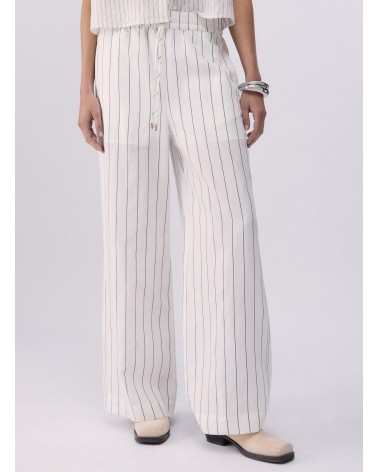 Pantalon femme en lin mélangé LIU JO élégant LIU JO - 1