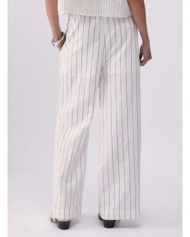Pantalon femme en lin mélangé LIU JO élégant LIU JO - 2