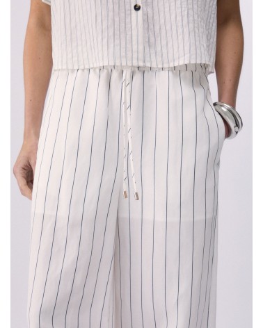 Pantalon femme en lin mélangé LIU JO élégant LIU JO - 3