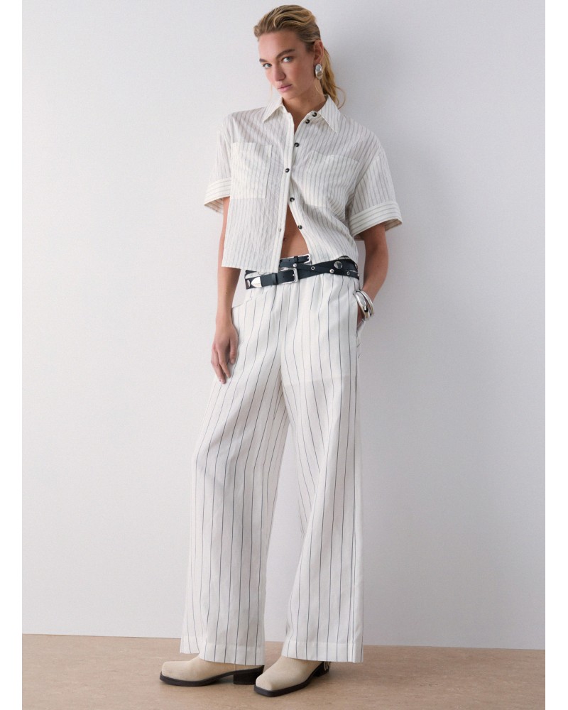 Pantalon femme en lin mélangé LIU JO élégant LIU JO - 4