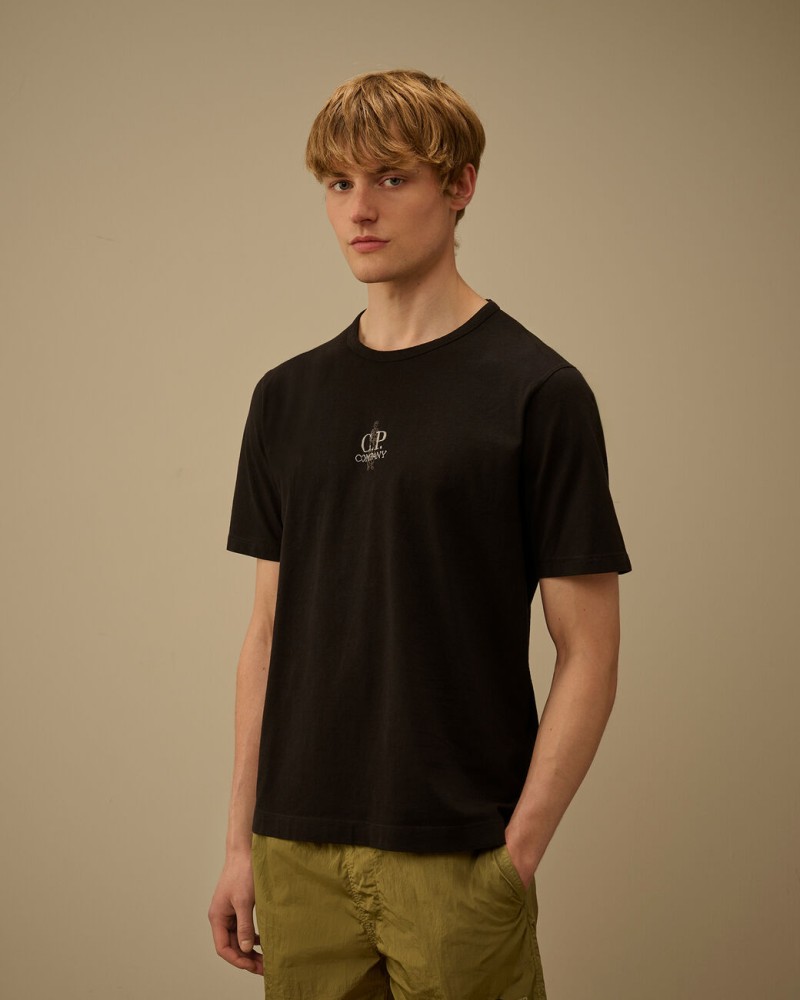 T-shirt Jersey Short Sleeve Embroidery Cp company Cp company - 2