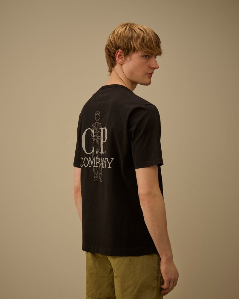 T-shirt Jersey Short Sleeve Embroidery Cp company Cp company - 3