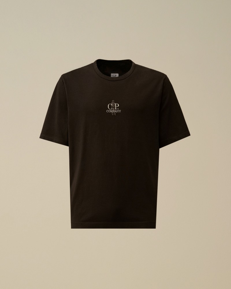 T-shirt Jersey Short Sleeve Embroidery Cp company Cp company - 1