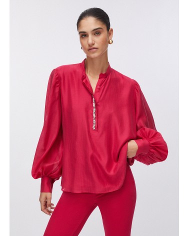 Blouse mousseline broderies pierres LIU JO LIU JO - 8