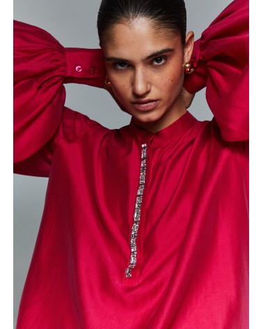Blouse mousseline broderies pierres LIU JO LIU JO - 11