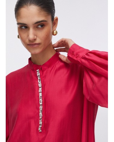 Blouse mousseline broderies pierres LIU JO LIU JO - 12