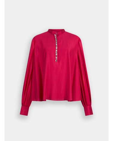 Blouse mousseline broderies pierres LIU JO LIU JO - 14