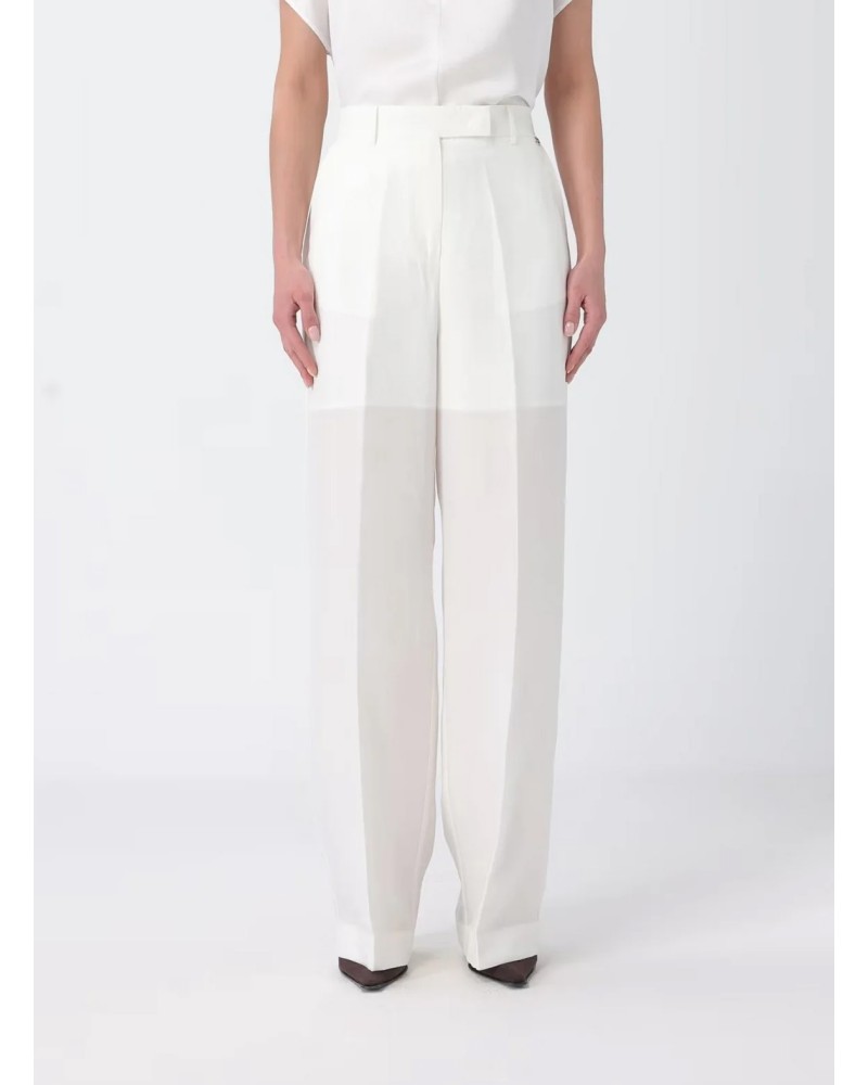 Pantalon femme élégant LIU JO en lin mélangé LIU JO - 2