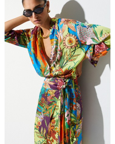 Chemise satin LIU JO imprimé multicolore LIU JO - 3