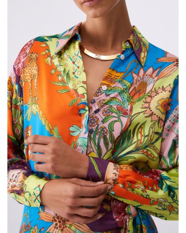 Chemise satin LIU JO imprimé multicolore LIU JO - 5