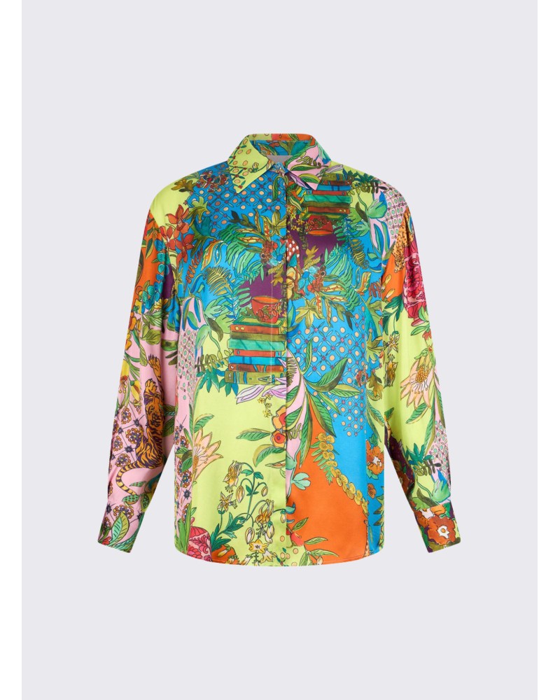 Chemise satin LIU JO imprimé multicolore LIU JO - 7