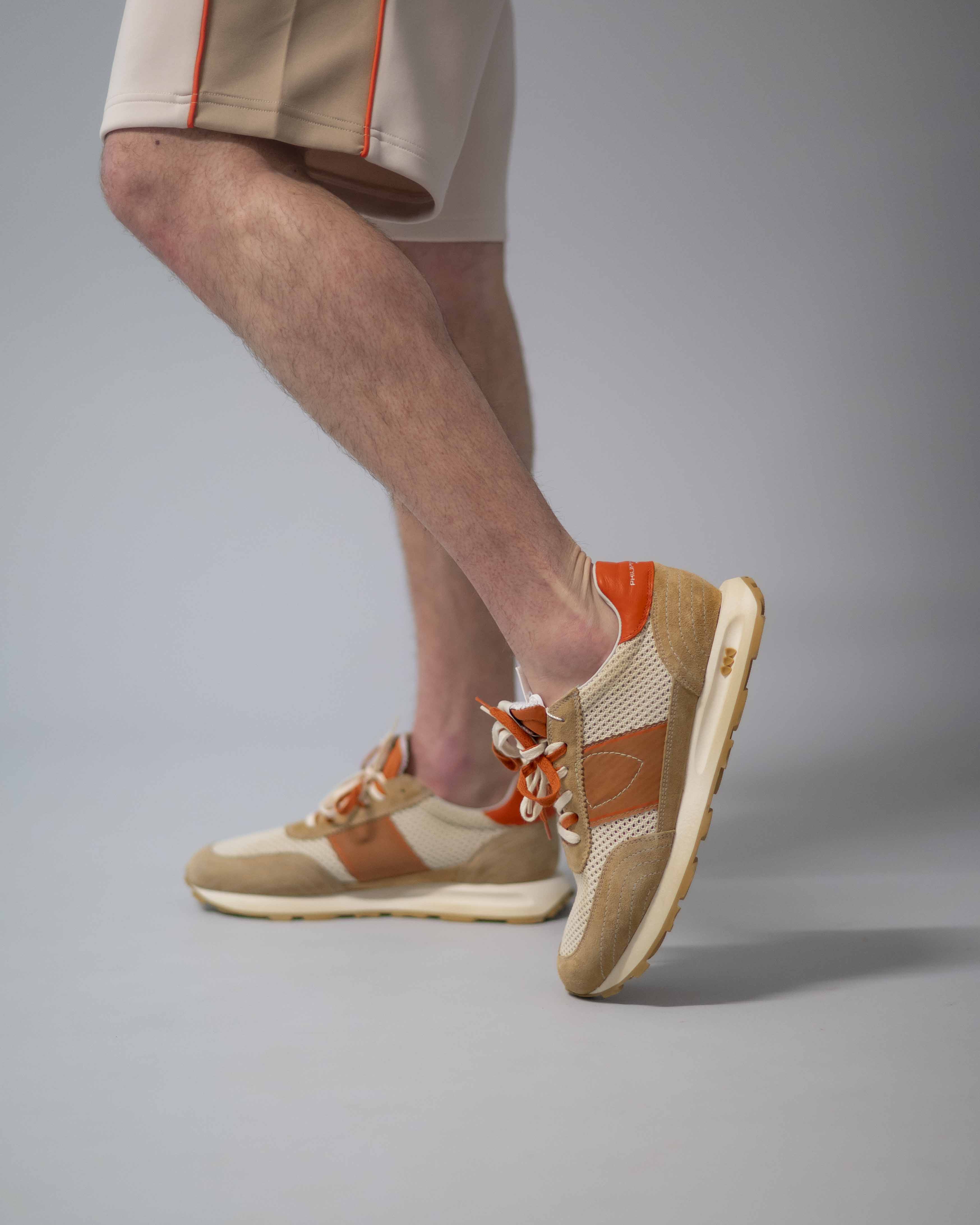 Basket Philippe Model PRSX blanc et bleu – sneakers tendance au style vintage revisité